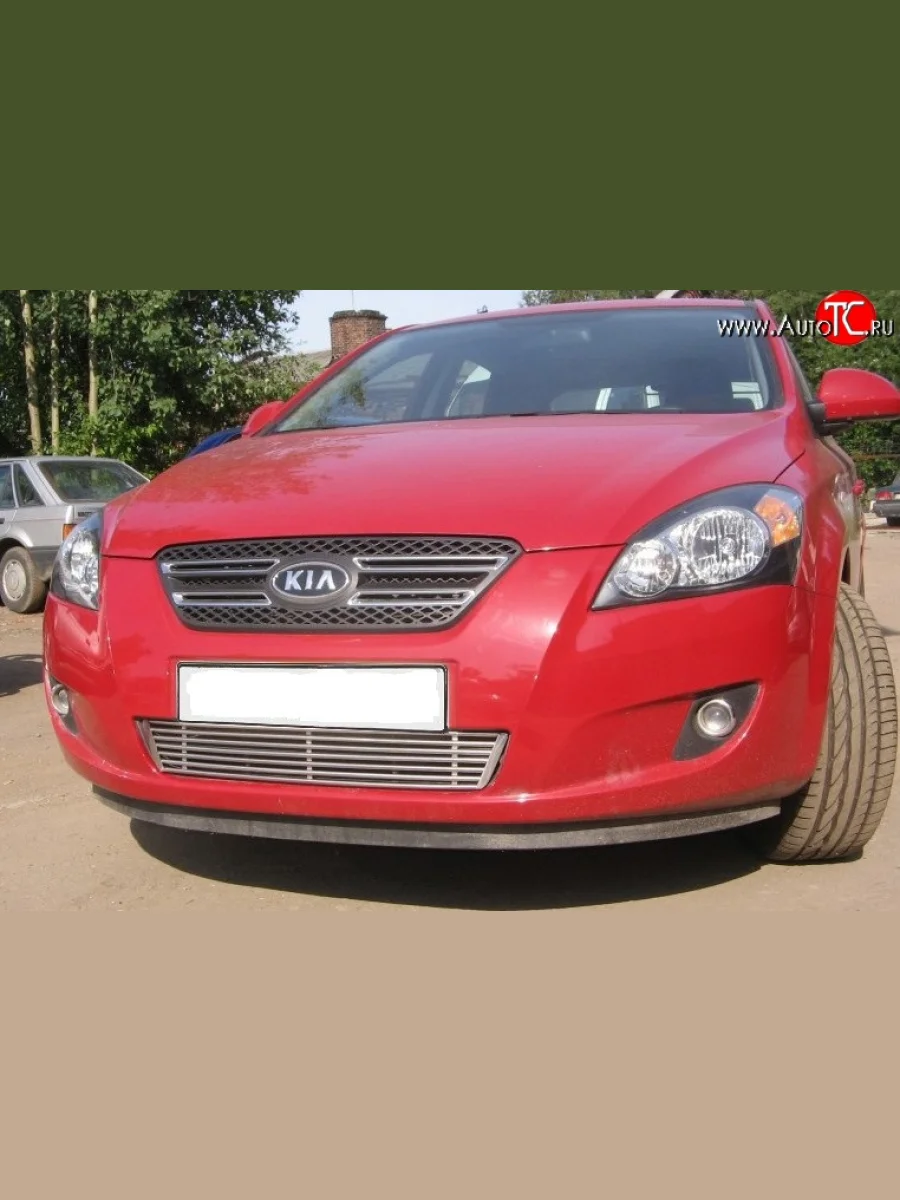 Декоративная вставка воздухозаборника Berkut KIA Ceed 1 ED дорестайлинг, хэтчбэк 5 дв. (2006-2010)  в Самаре Самарской области