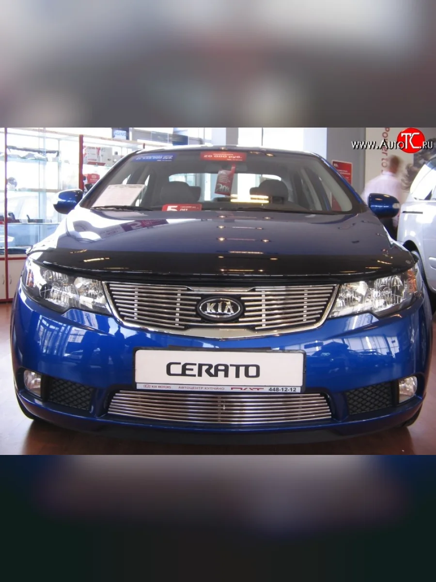 Декоративная вставка воздухозаборника Berkut KIA Cerato 2 TD седан (2008-2013)  в Перми Пермском крае