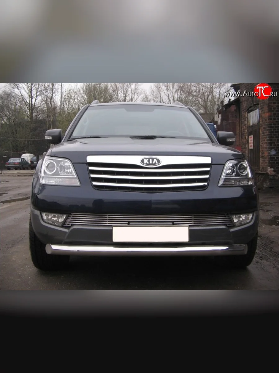 Декоративная вставка воздухозаборника Berkut KIA Mohave HM дорестайлинг (2008-2017)  в Самаре Самарской области