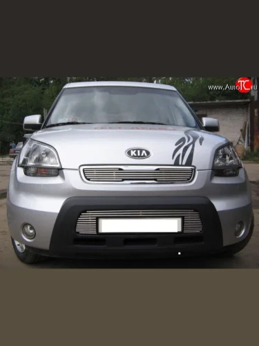 Декоративная вставка воздухозаборника Berkut KIA Soul AM дорестайлинг (2008-2011)