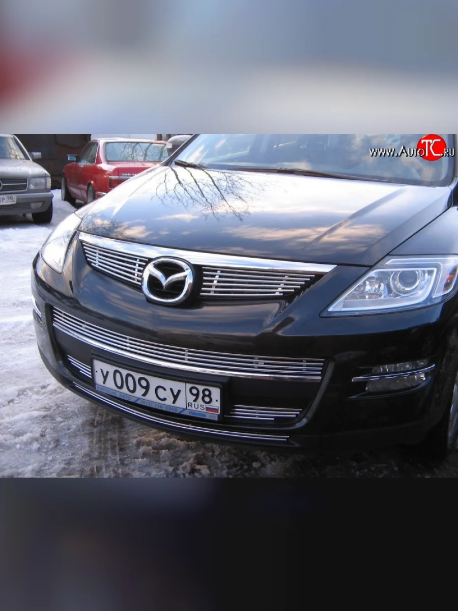 Декоративная вставка воздухозаборника Berkut Mazda CX-9 TB дорестайлинг (2007-2009)  с доставкой в г. Пермь