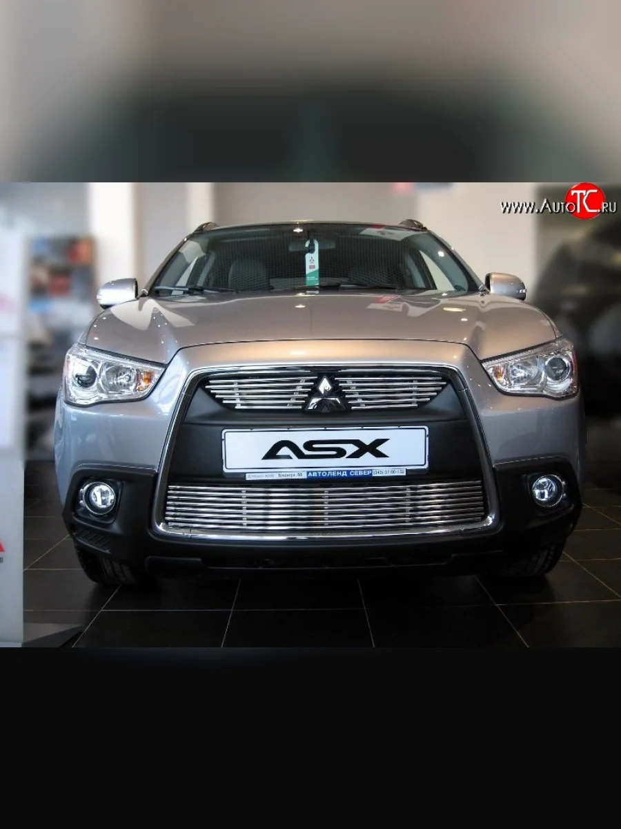 Декоративная вставка воздухозаборника Berkut Mitsubishi ASX дорестайлинг (2010-2012)  с доставкой в г. Керчь