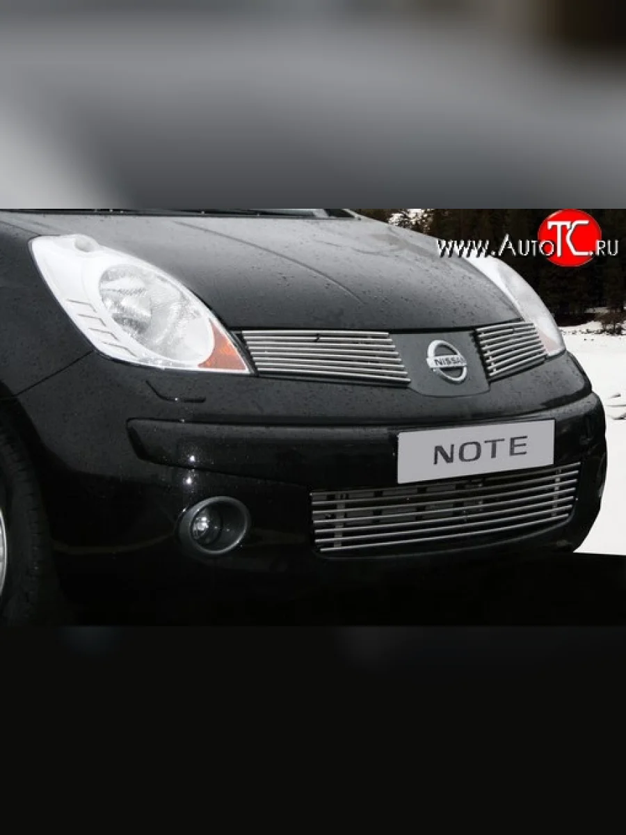 Декоративная вставка воздухозаборника Berkut Nissan Note 1 E11 дорестайлинг (2004-2008)  в Самаре Самарской области