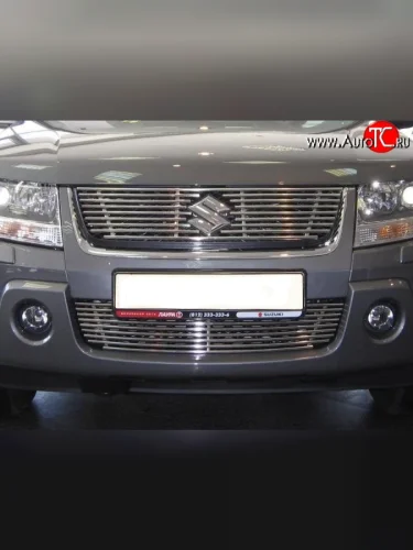 Декоративная вставка воздухозаборника (V2.0) Berkut Suzuki Grand Vitara JT 5 дверей дорестайлинг (2005-2008)