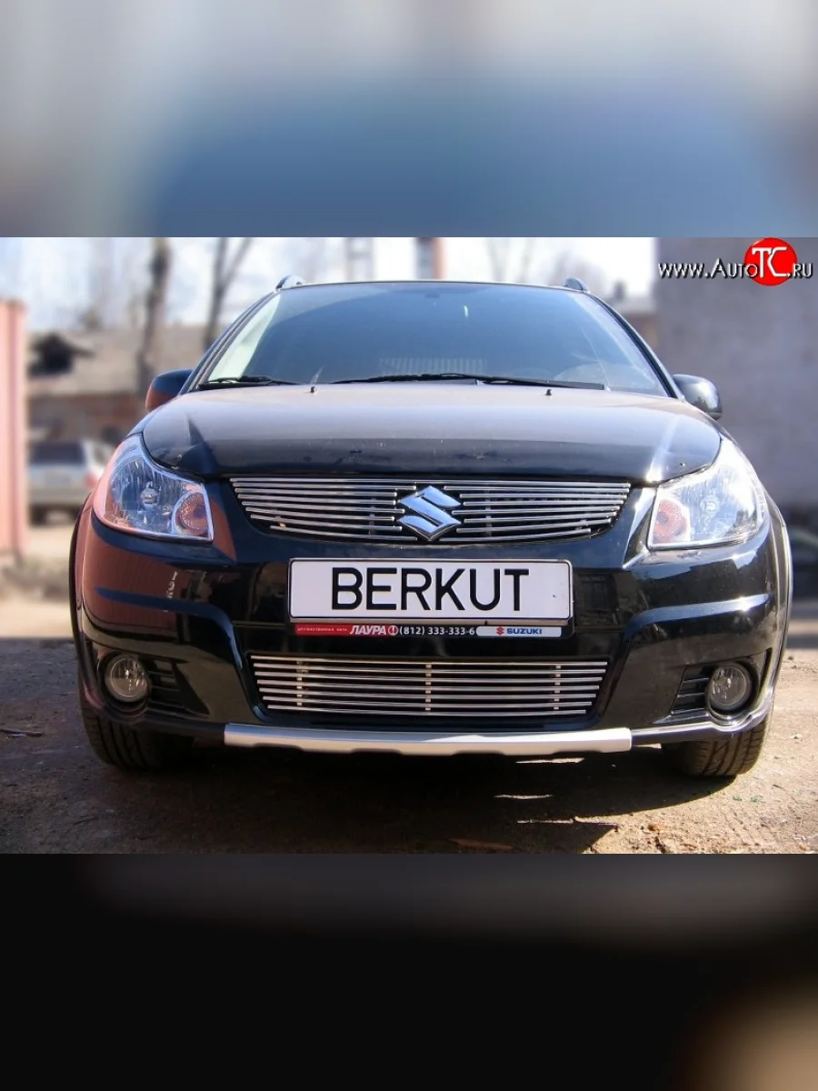 Декоративная вставка воздухозаборника (хетчбек) Berkut Suzuki SX4 GYA,GYB  рестайлинг, хэтчбэк (2010-2016)  в Керчи Республика Крым