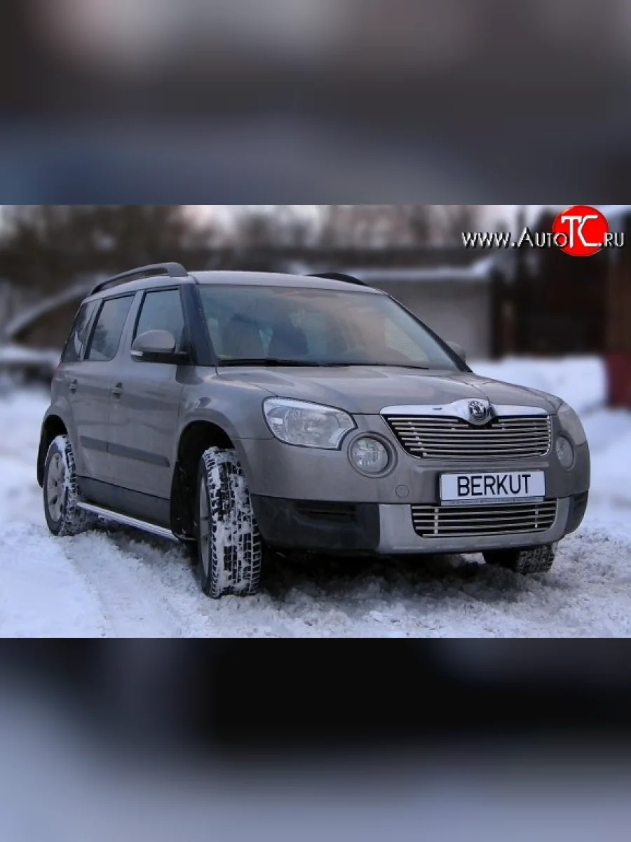 Декоративная вставка воздухозаборника Berkut Skoda Yeti (2009-2013)  в Керчи Республика Крым