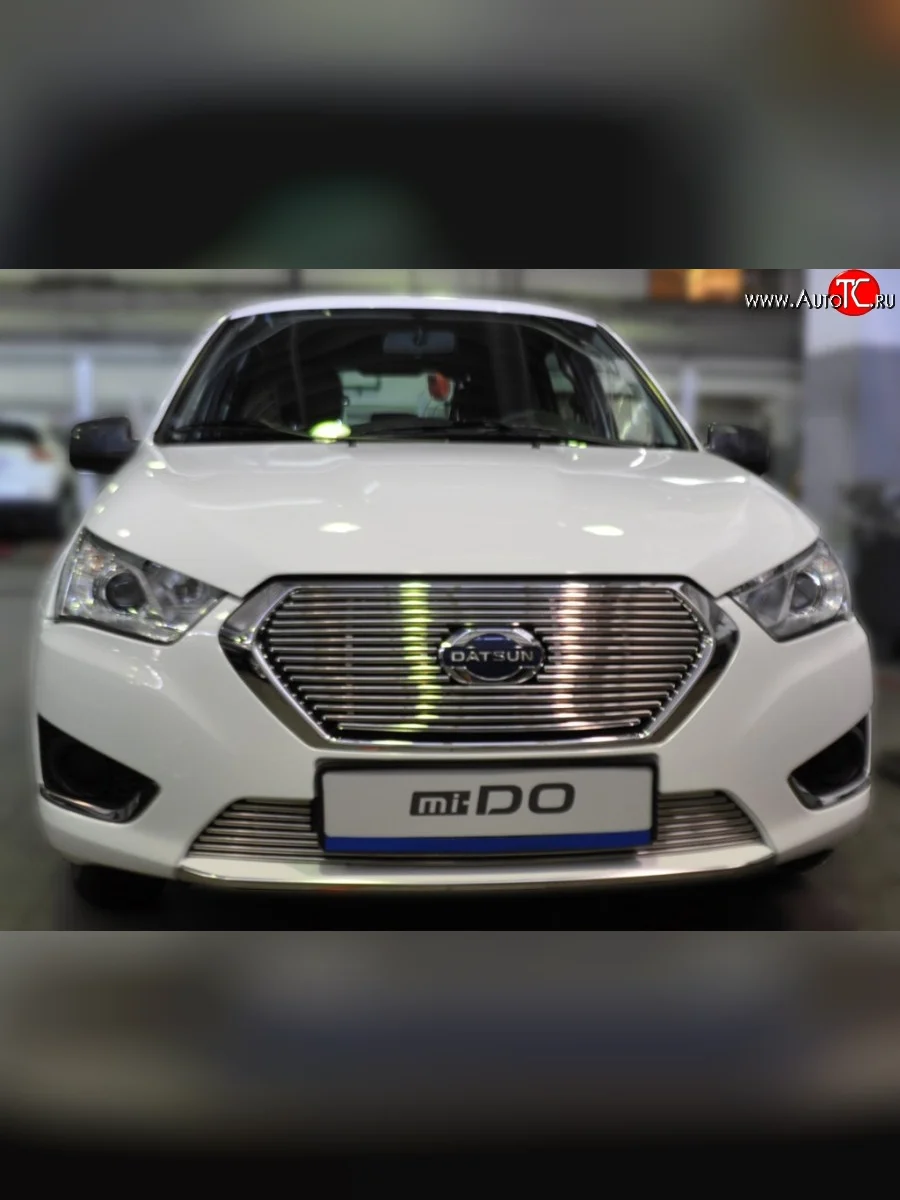 Декоративная вставка решетки радиатора Berkut Datsun on-DO седан рестайлинг (2019-2021)  в Керчи Республика Крым