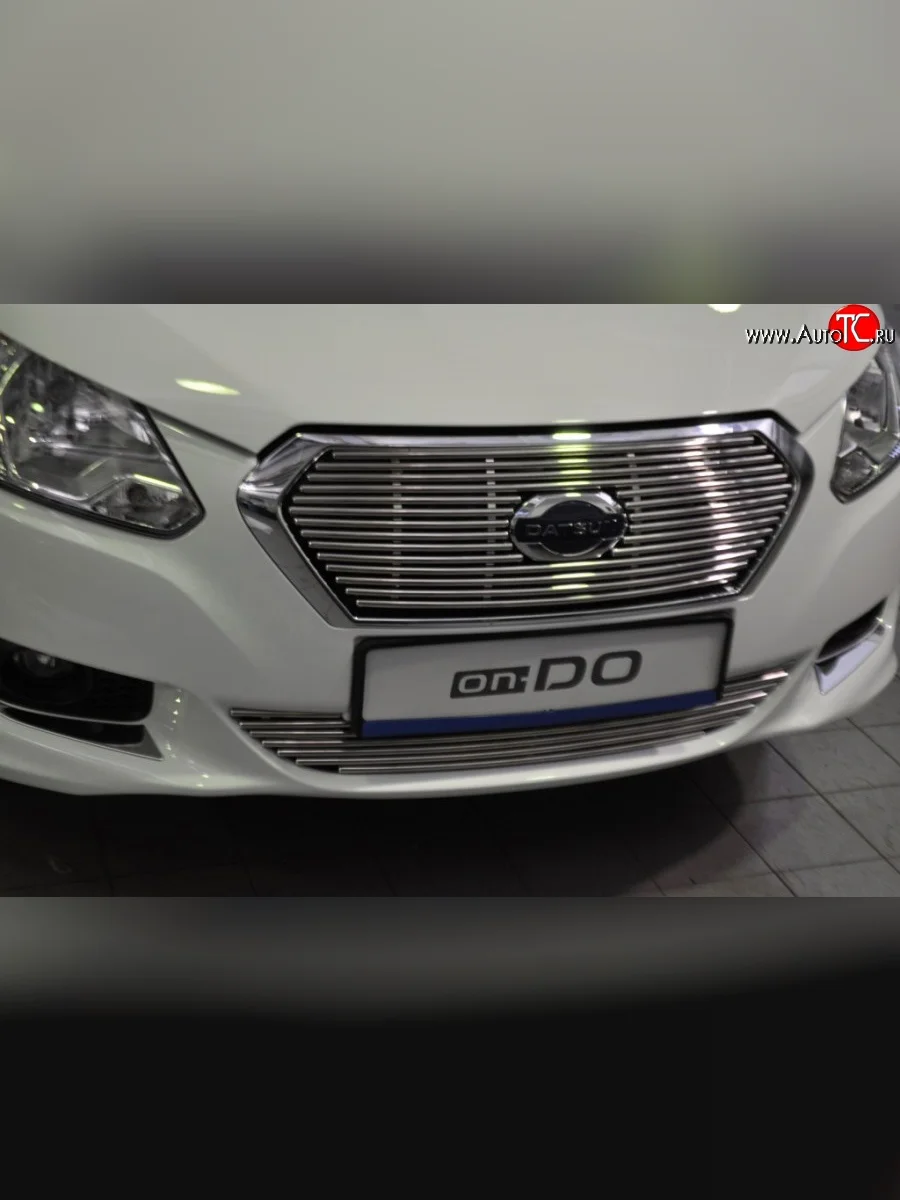 Декоративная вставка решетки радиатора Berkut Datsun on-DO седан дорестайлинг (2014-2019)  в Керчи Республика Крым