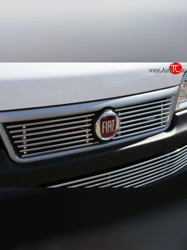 Декоративная вставка решетки радиатора (рестайлинг) Berkut Fiat Ducato 230 (1994-2002)