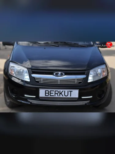 Декоративная вставка решетки радиатора Berkut Лада ВАЗ Гранта 2190 седан  дорестайлинг (2011-2017)