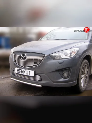 Декоративная вставка решетки радиатора Berkut Mazda CX-5 KE рестайлинг (2015-2017)