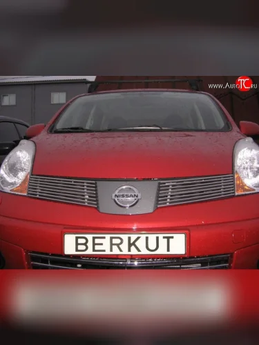Декоративная вставка решетки радиатора E11 Berkut Nissan Note 1 E11 дорестайлинг (2004-2008)