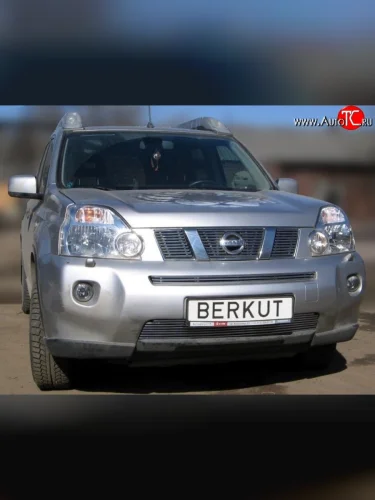 Декоративная вставка решетки радиатора T31 Berkut Nissan X-trail 2 T31 рестайлинг (2010-2015)