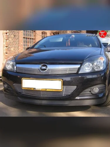 Декоративная вставка решетки радиатора Berkut Opel Astra H хэтчбек 5дв дорестайлинг (2004-2007)