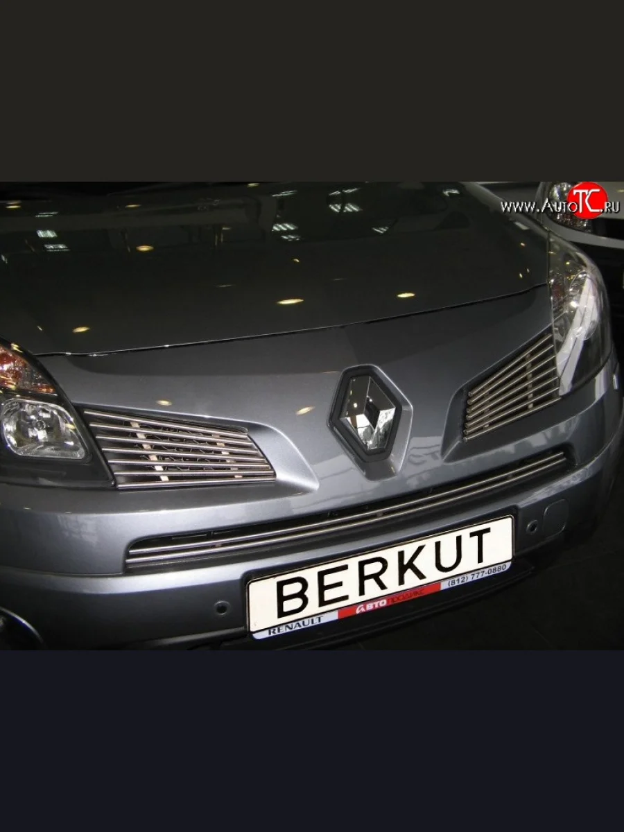 Декоративная вставка решетки радиатора Berkut Renault Koleos Phase 1 (2007-2011)  в Воронеже Воронежской области