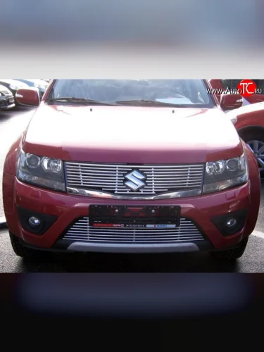 Декоративная вставка решетки радиатора Berkut Suzuki Grand Vitara JT 3 двери 2-ой рестайлинг (2012-2016)