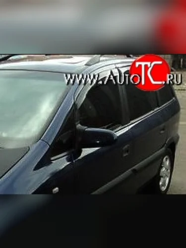 Комплект дефлекторов окон (ветровиков) 4 шт. Russtal Opel Zafira A (1999-2006)