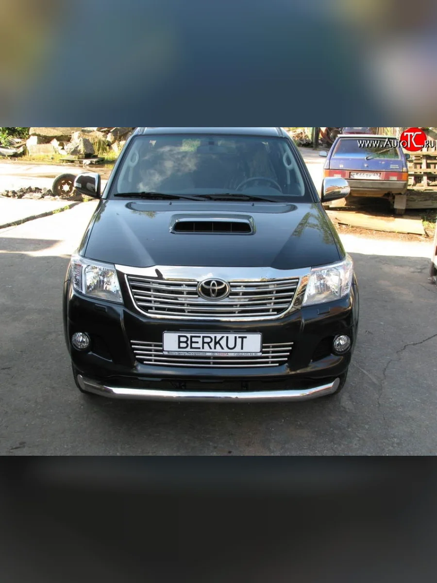 Декоративная вставка решетки радиатора Berkut Toyota Hilux AN20,AN30  2-ой рестайлинг (2011-2016)  в Керчи Республика Крым
