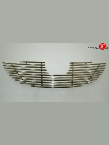 Декоративная вставка решетки радиатора (без выреза под парктроник) Berkut (d10 мм) Mazda CX-5 KE рестайлинг (2015-2017)