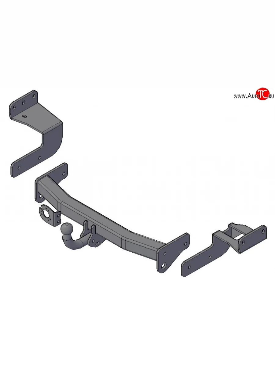 Фаркоп (4 wd, сборка Япония) Russtal Mitsubishi Pajero Sport PB дорестайлинг (2008-2013)  в Воронеже Воронежской области