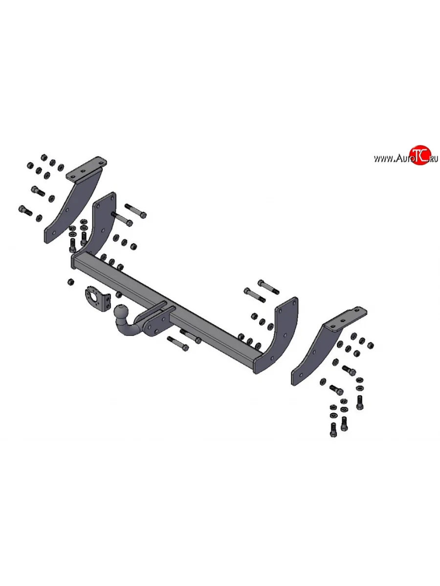 Фаркоп (универсал) Russtal Mitsubishi ASX дорестайлинг (2010-2012)  с доставкой в г. Керчь