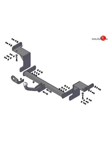 Фаркоп Russtal KIA Ceed 1 ED рестайлинг, хэтчбэк 5 дв. (2010-2012)
