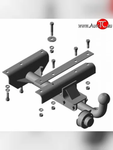 Фаркоп Russtal Daewoo Matiz M100 дорестайлинг (1998-2000)