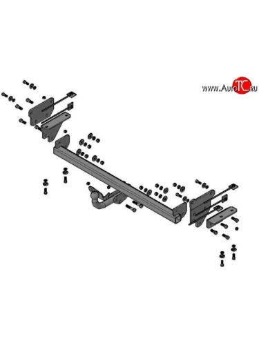 Фаркоп Russtal Nissan Qashqai 1 J10 дорестайлинг (2007-2010)