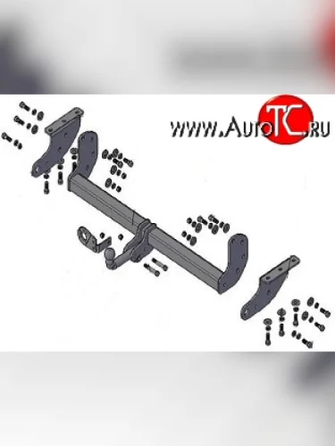 Фаркоп (пикап) Russtal Nissan Navara 2 D40 дорестайлинг (2004-2010)