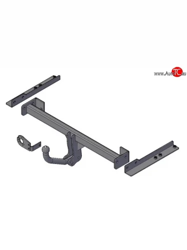 Фаркоп (2WD) Russtal Chevrolet Cruze J305 хэтчбек дорестайлинг (2009-2012)