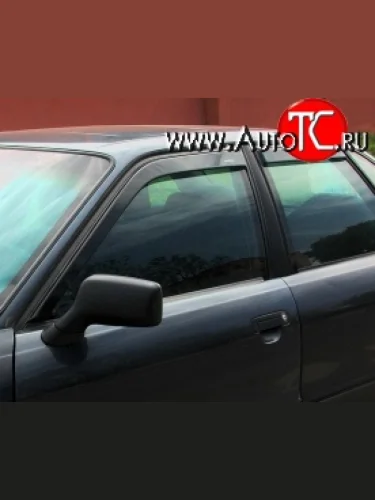 Комплект дефлекторов окон (ветровиков) 4 шт. Russtal Audi 80 B4 седан (1992-1996)