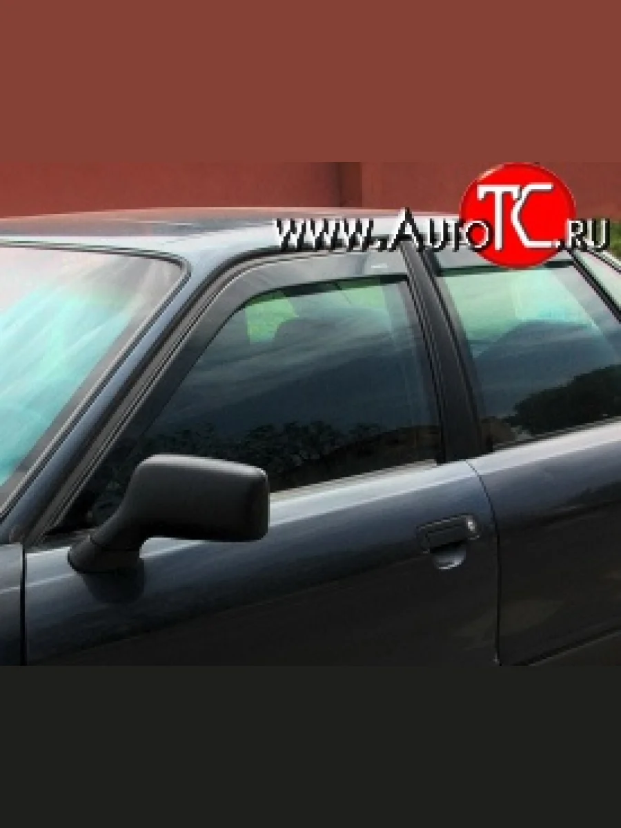 Комплект дефлекторов окон (ветровиков) 4 шт. Russtal Audi 80 B4 седан (1992-1996)  в Самаре Самарской области