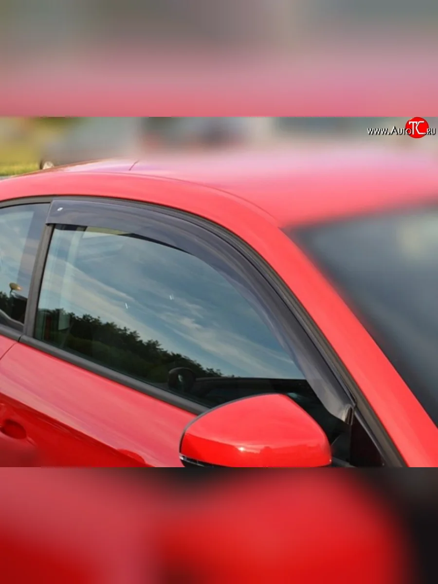Комплект дефлекторов окон Russtal Audi A3 8P1 хэтчбэк 3 дв. дорестайлинг (2003-2005)  в Керчи Республика Крым