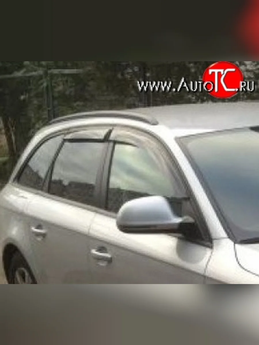 Комплект дефлекторов окон (ветровиков) 4 шт. Avant Russtal Audi A4 B8 дорестайлинг, универсал (2007-2011)  в Керчи Республика Крым