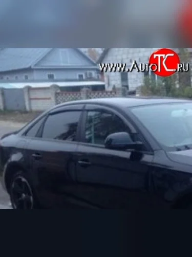 Комплект дефлекторов окон (ветровиков) 4 шт. Russtal Audi A4 B8 дорестайлинг, седан (2007-2011)