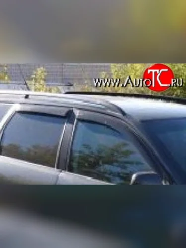 Комплект дефлекторов окон (ветровиков) 4 шт. (седан) Russtal Audi A4 B5 8D2 седан 2-ой рестайлинг (1999-2001)