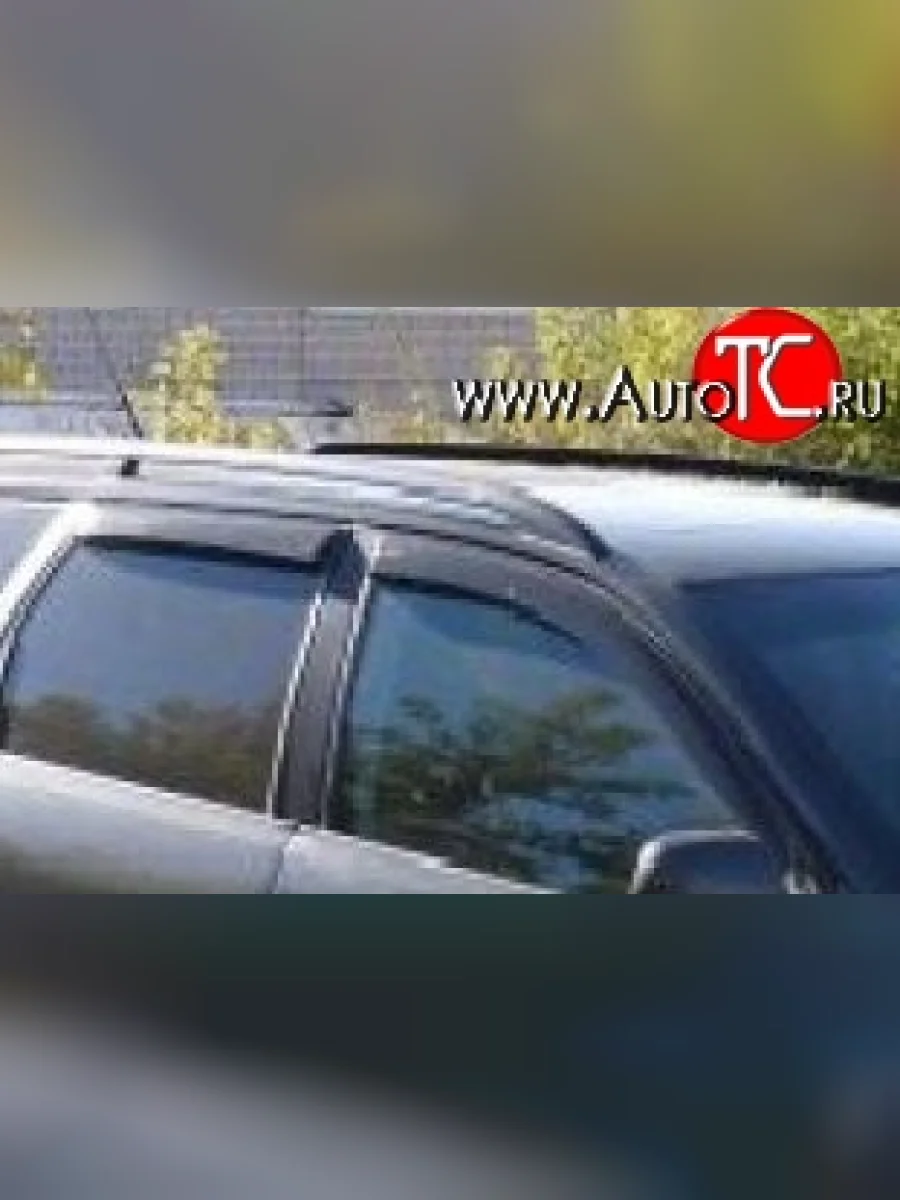 Комплект дефлекторов окон (ветровиков) 4 шт. (седан) Russtal Audi A4 B5 8D2 седан 2-ой рестайлинг (1999-2001)  в Самаре Самарской области