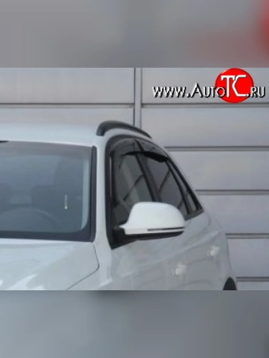 Комплект дефлекторов окон (ветровиков) 4 шт. Russtal Audi Q3 8U дорестайлинг (2011-2015)  в Керчи Республика Крым