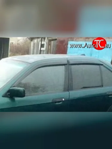 Комплект дефлекторов окон (ветровиков) 4 шт. (седан) Russtal BMW 3 серия E36 седан (1990-2000)