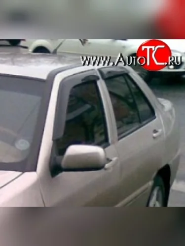 Комплект дефлекторов окон (ветровиков) 4 шт. Russtal Chery Amulet (Corda) A15 лифтбэк (2003-2010)