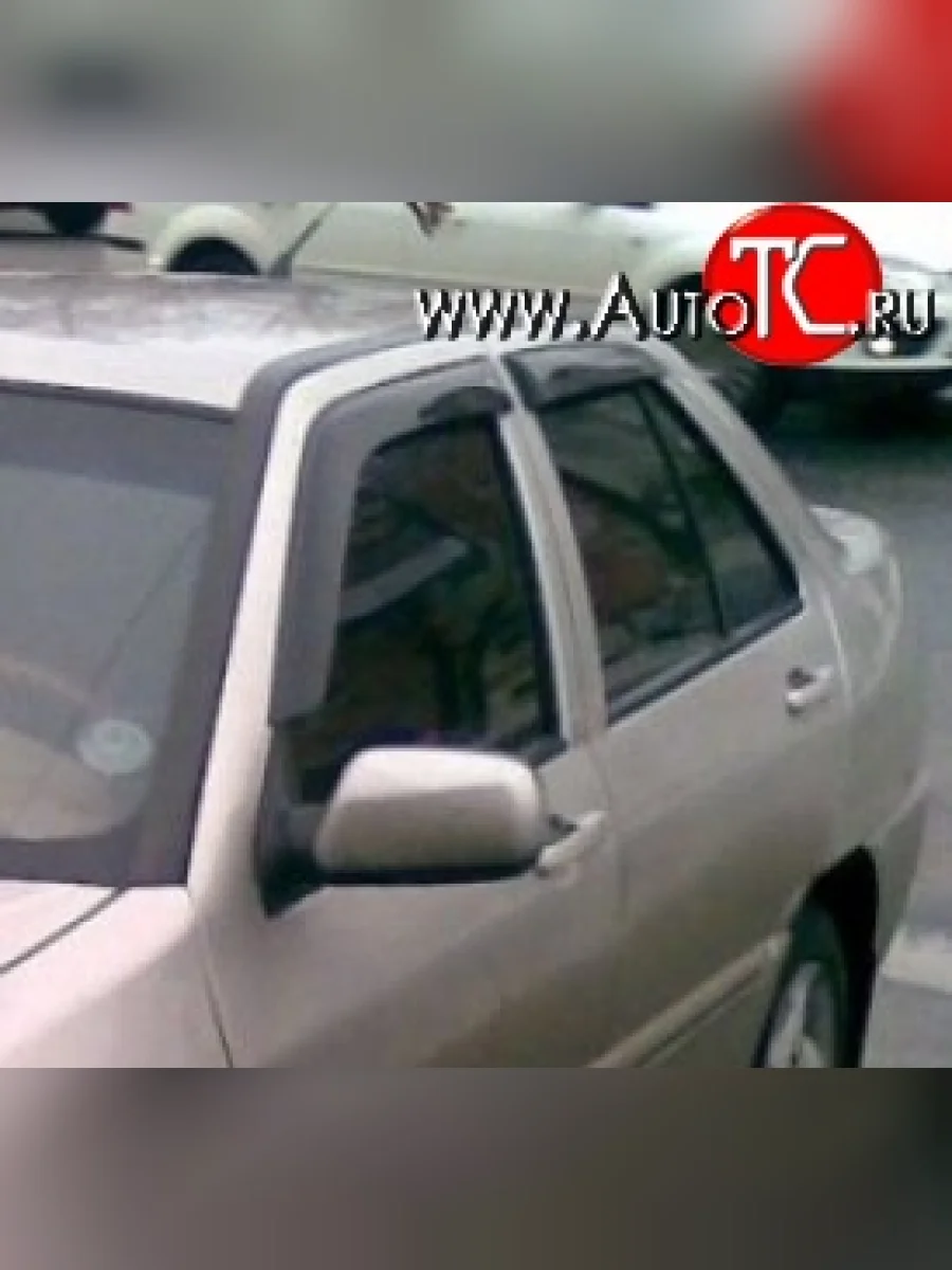 Комплект дефлекторов окон (ветровиков) 4 шт. Russtal Chery Amulet (Corda) A15 лифтбэк (2003-2010)  в Воронеже Воронежской области