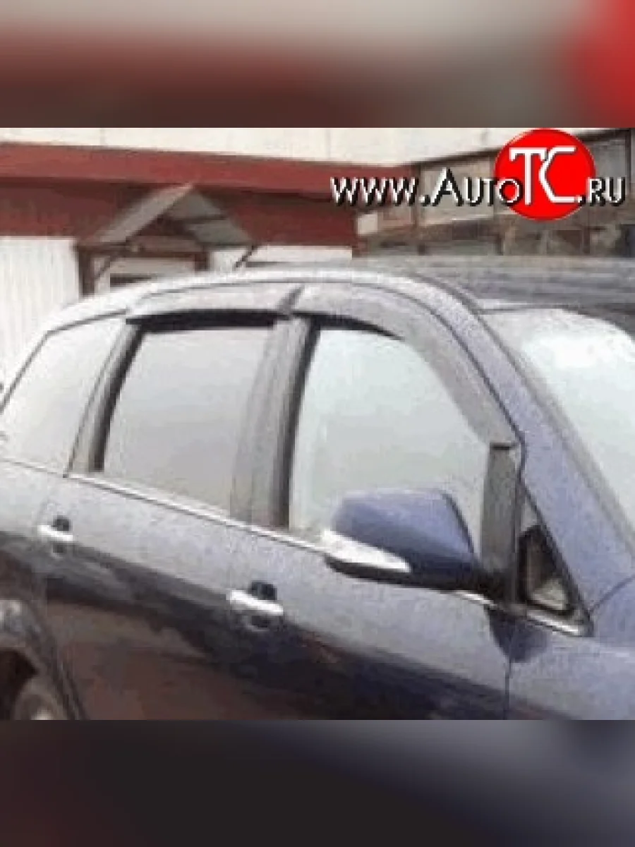 Комплект дефлекторов окон (ветровиков) 4 шт. Russtal Chery Cross Eastar B14 (2006-2015)  в Керчи Республика Крым