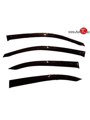 Комплект дефлекторов окон (ветровиков) 4 шт. Russtal Chery QQ6 (2006-2010)