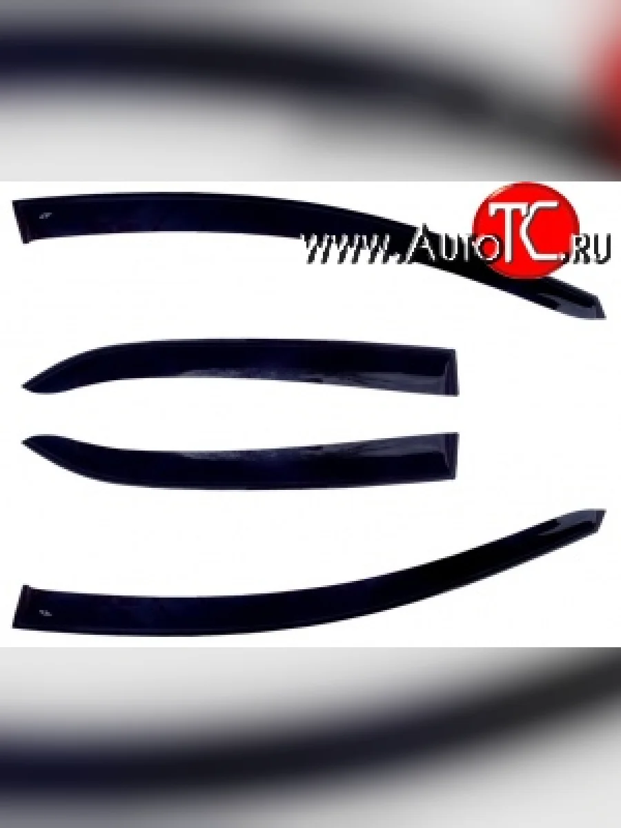 Комплект дефлекторов окон (ветровиков) 4 шт. Russtal Chevrolet Cobalt седан дорестайлинг (2011-2016)  в Перми Пермском крае
