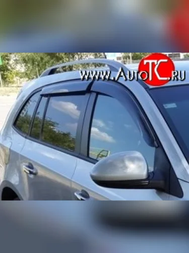 Комплект дефлекторов окон (ветровиков) 4 шт. Russtal Chevrolet Cruze J308 универсал рестайлинг (2012-2015)