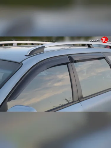 Комплект дефлекторов окон (ветровиков) 4 шт. Russtal Chevrolet Lacetti универсал (2002-2013)