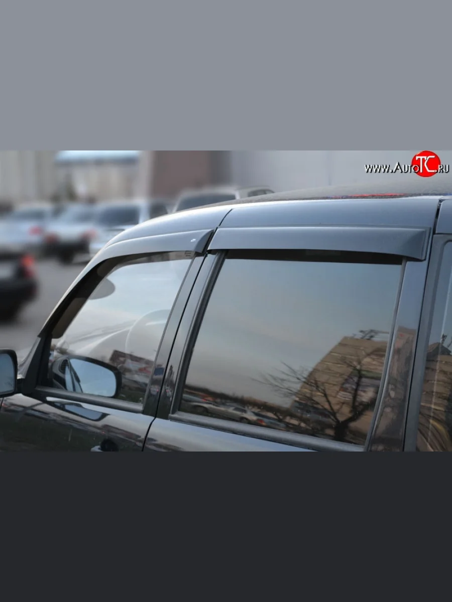 Комплект дефлекторов окон (ветровиков) 4 шт. Russtal Лада ВАЗ 2123 (Нива Шевроле) 1 рестайлинг (2009-2020)  в Перми Пермском крае