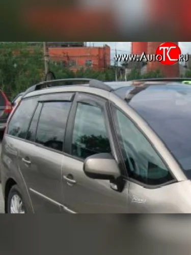 Комплект дефлекторов окон (ветровиков) 4 шт. Russtal CITROEN C4 picasso UD минивэн (2006-2014)