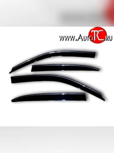 Комплект дефлекторов окон (ветровиков) 4 шт. (хетчбек, 5 дв.) Russtal CITROEN C5 X40,DC лифтбэк дорестайлинг (2000-2004)