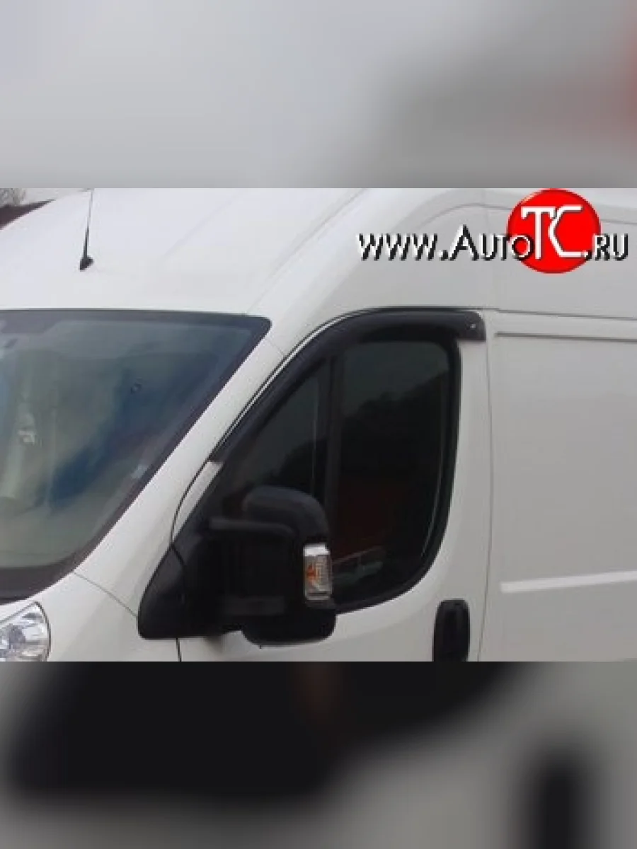 Комплект дефлекторов окон (ветровиков) 4 шт. Russtal CITROEN Jumper 250 (2006-2014)  в Самаре Самарской области